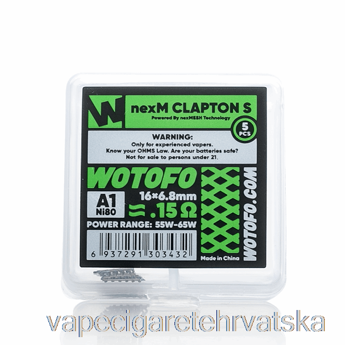 Vape Hrvatska Wotofo Nexmesh Mesh Zamjenske Zavojnice 0.15ohm Nexmesh Clapton S